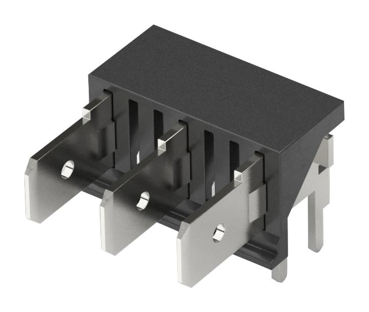 638363122003 CONN, R/A HDR, STAMPED TAB, 3P, 7.62MM WURTH ELEKTRONIK