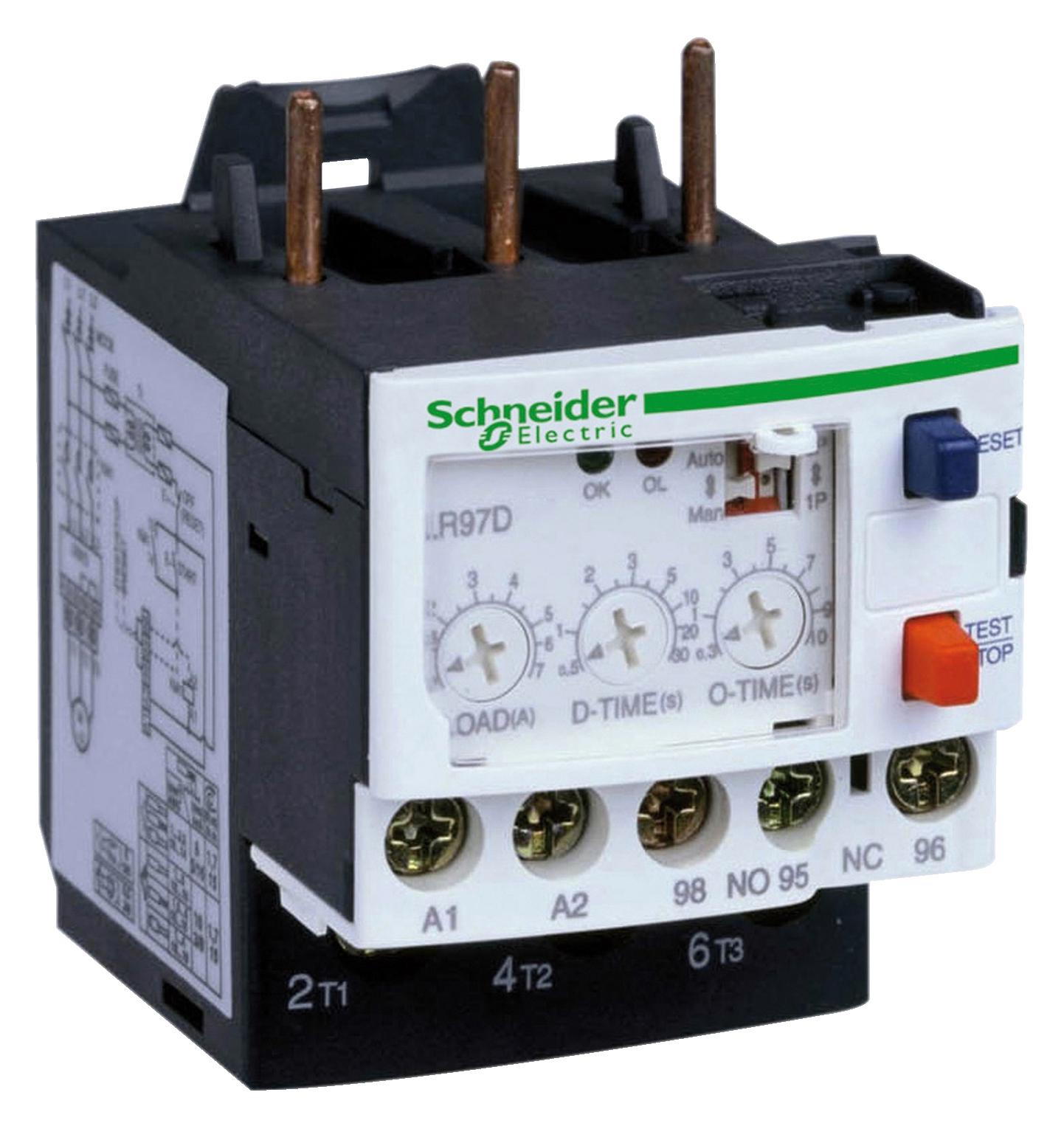 LR97D07B ELECTRONIC OVERLOAD RELAY, 7A, 24VDC SCHNEIDER ELECTRIC