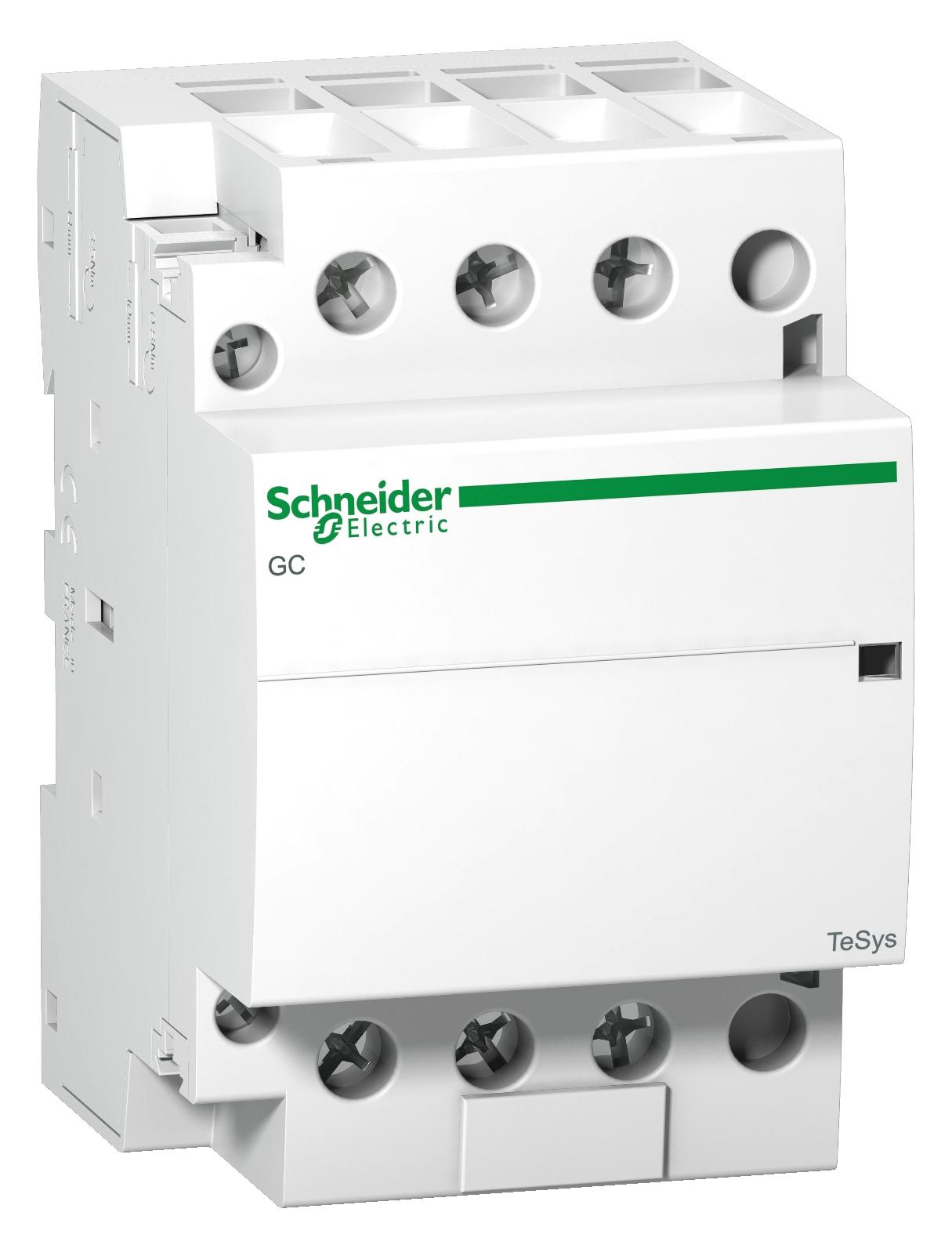 GC4030M5 CONTACTOR, 3PST-NO, 240VAC, DIN RAIL SCHNEIDER ELECTRIC