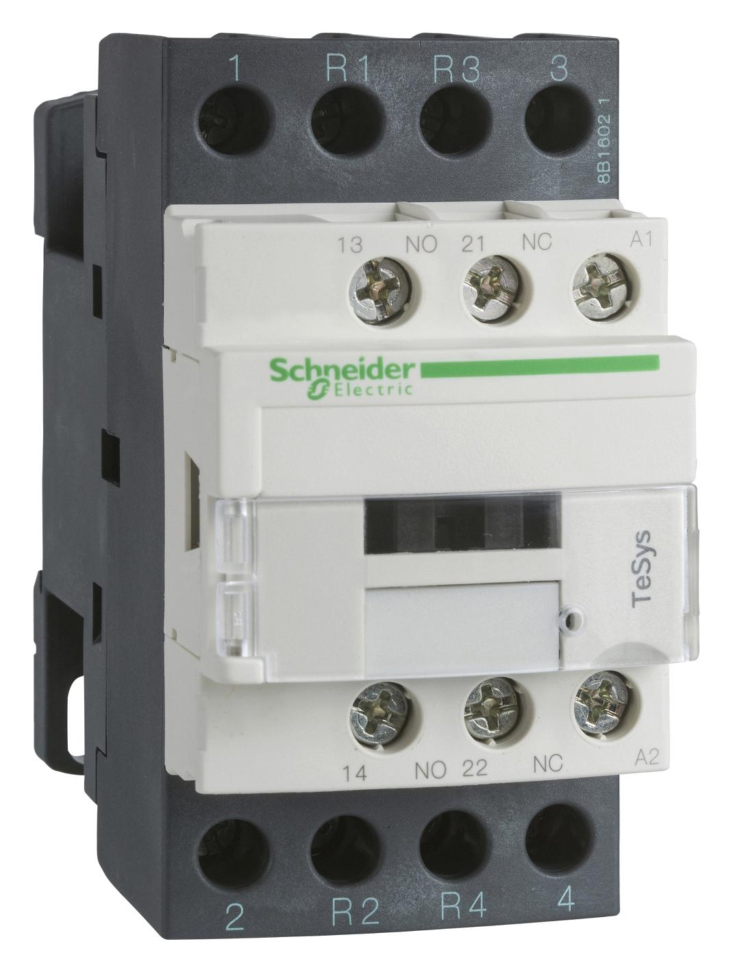 LC1D128BD CONTACTOR, DPST-NO/NC, 24VDC, DIN RAIL SCHNEIDER ELECTRIC