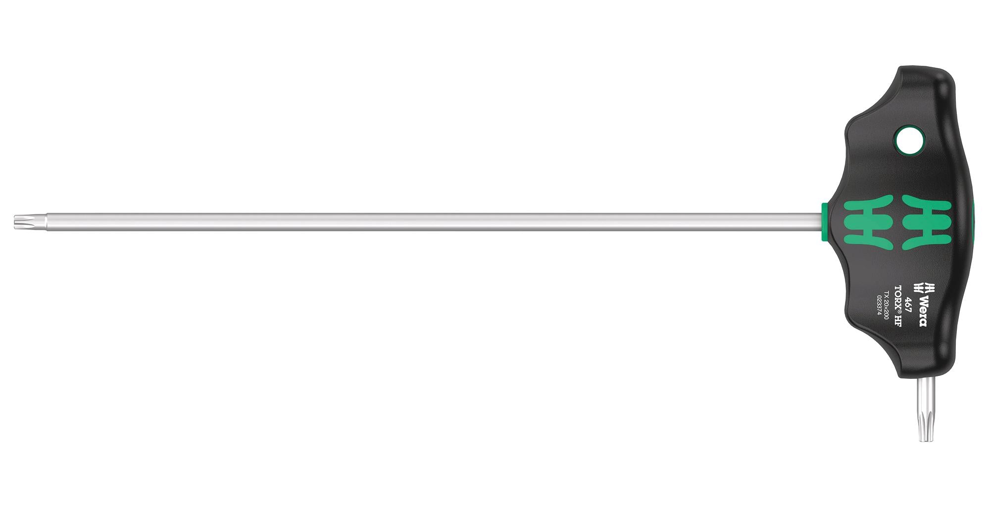 467 TX HF 20 X 200 MM T-HANDLE SCREWDRIVER, TORX, T20, 200MM WERA
