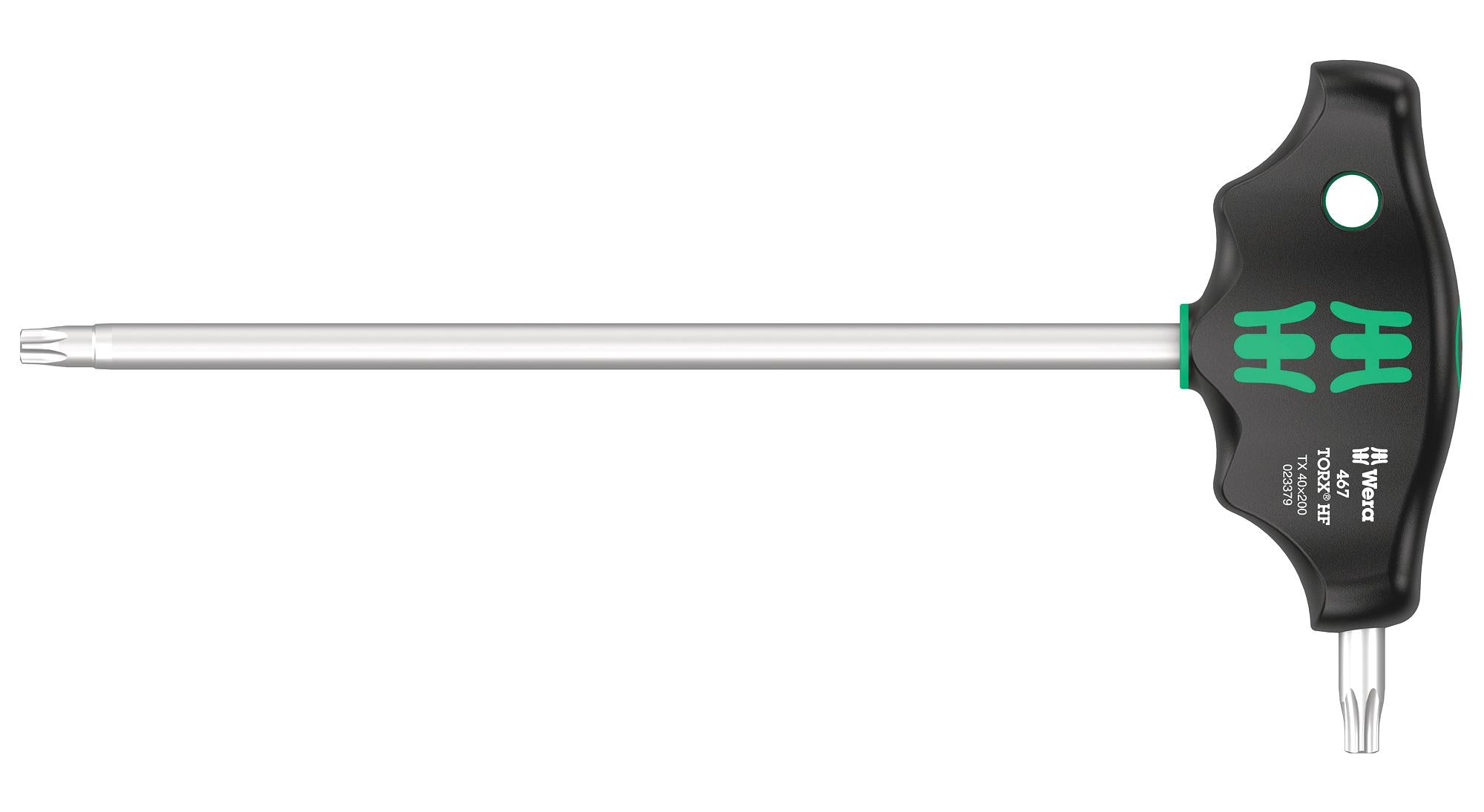 467 TX HF 40 X 200 MM T-HANDLE SCREWDRIVER, TORX, T40, 200MM WERA