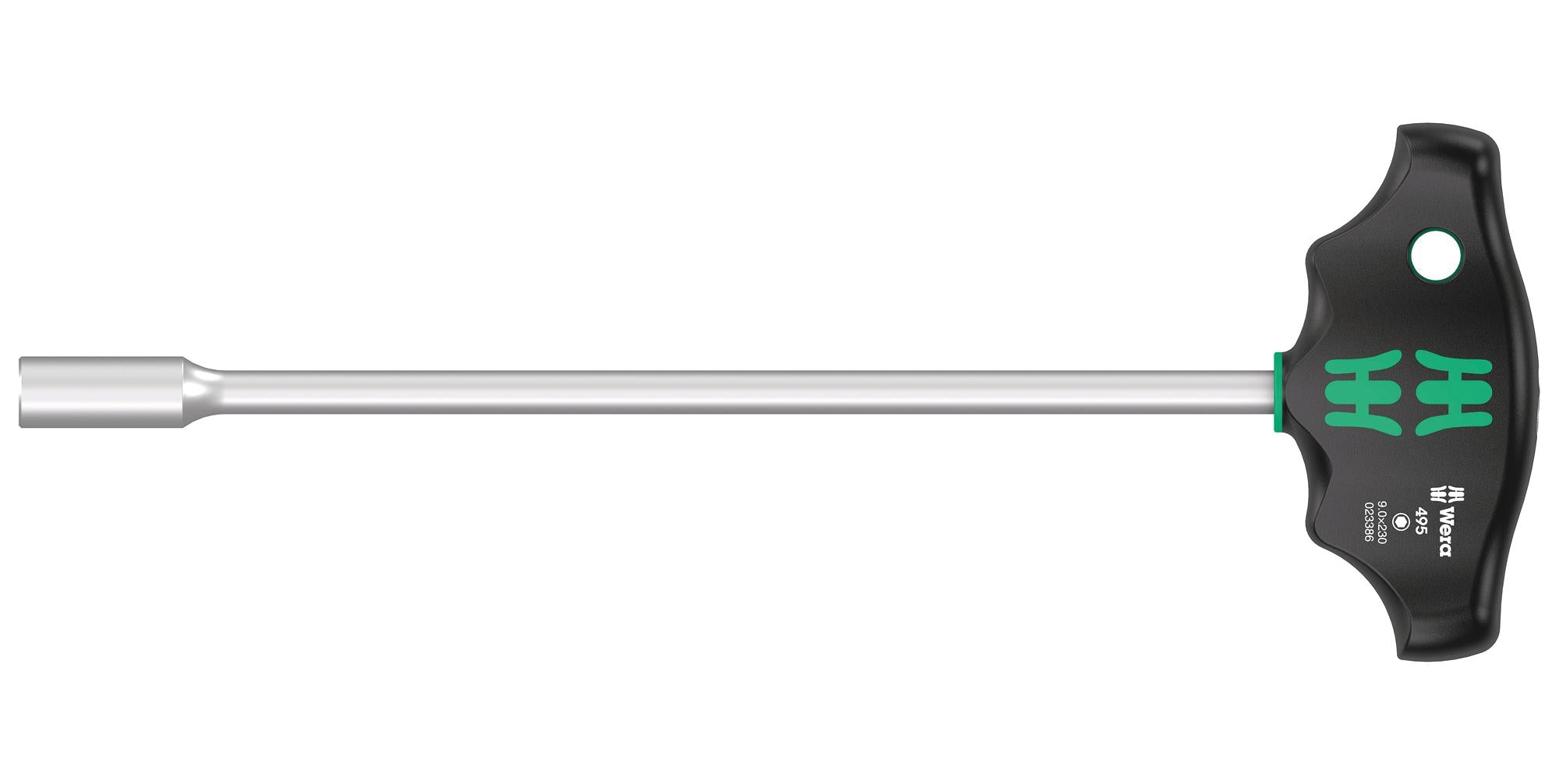 495 9 X 230 MM T-HANDLE SCREW DRIVER, 230MM, 9MM WERA
