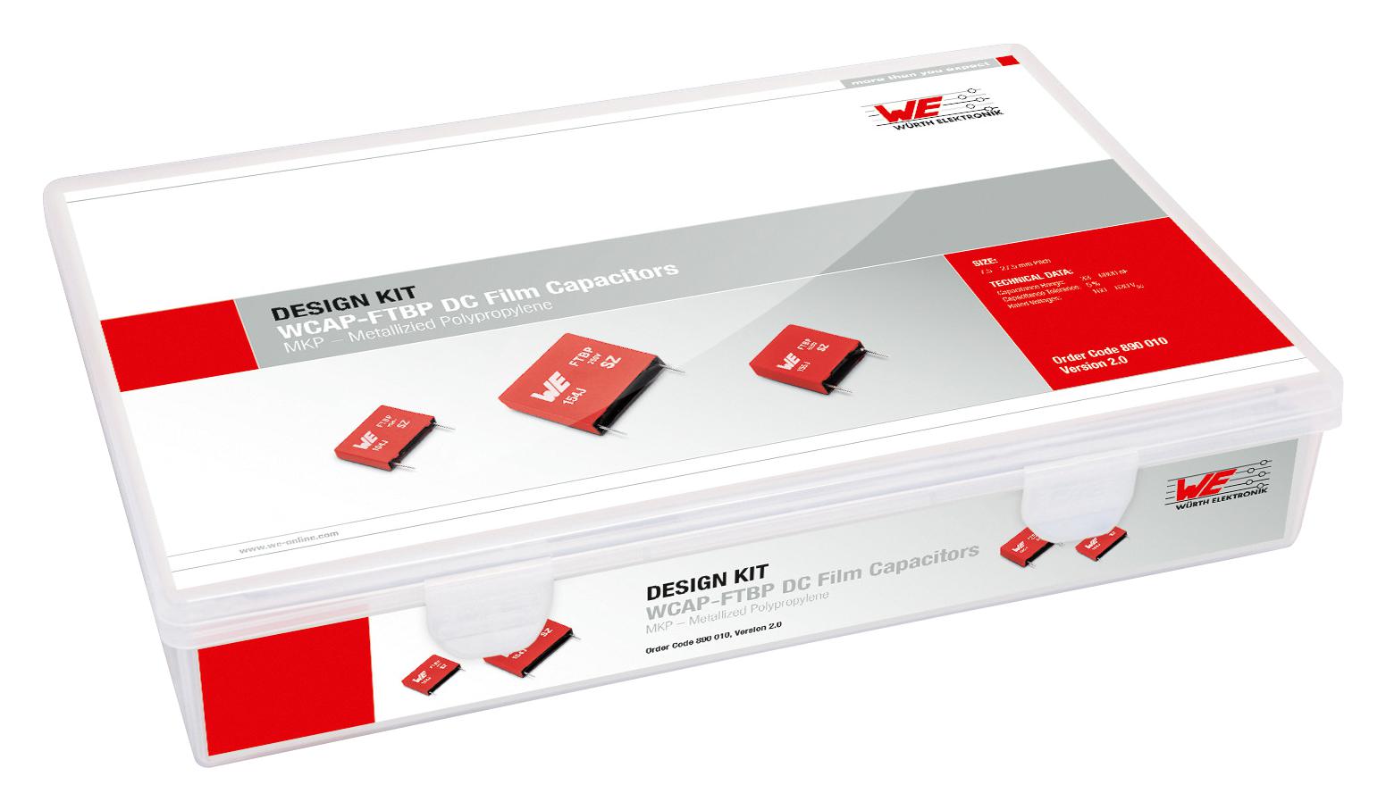 890010 FILM CAPACITOR DESIGN KIT WURTH ELEKTRONIK