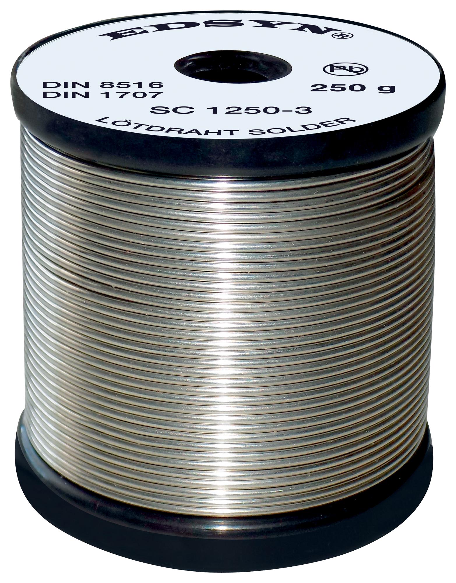 SC 5250-3 SOLDER WIRE, SN/CU, 0.5MM, 250G EDSYN