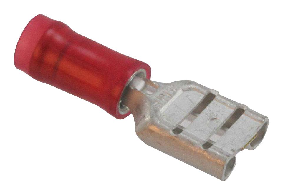 140805-2 FEMALE QUICK DISCONNECT, 22-17AWG, RED AMP - TE CONNECTIVITY