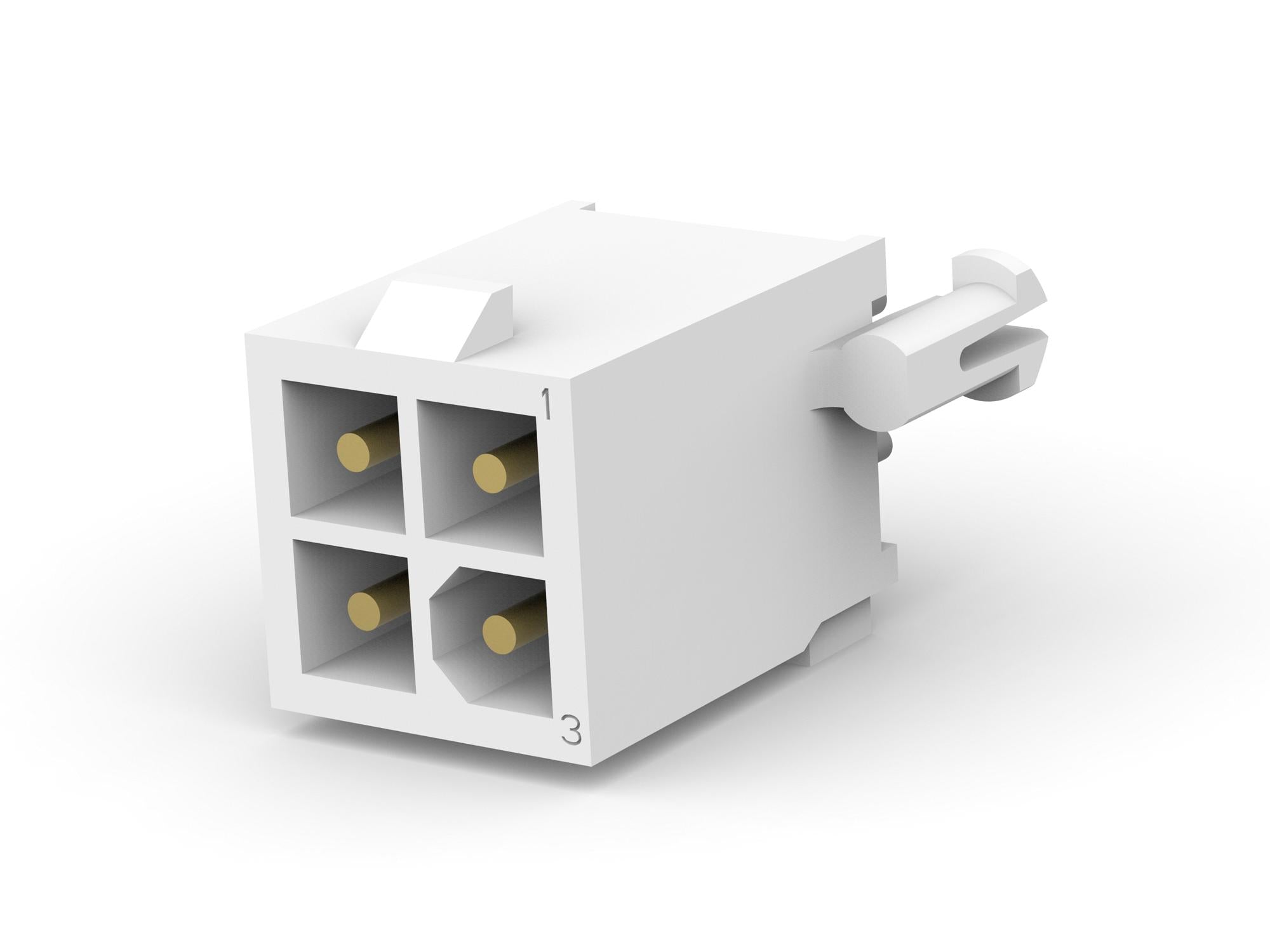 1-770874-1 WTB CONN, HEADER, 4POS, 2ROW, 4.14MM AMP - TE CONNECTIVITY