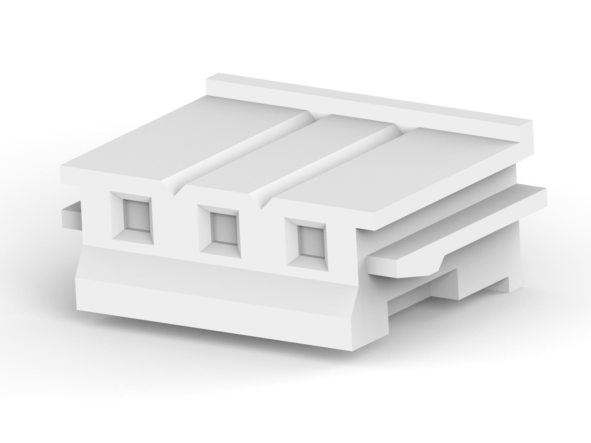 440133-3 WTB HOUSING, RCPT, 3POS, 1ROW, 2.5MM AMP - TE CONNECTIVITY