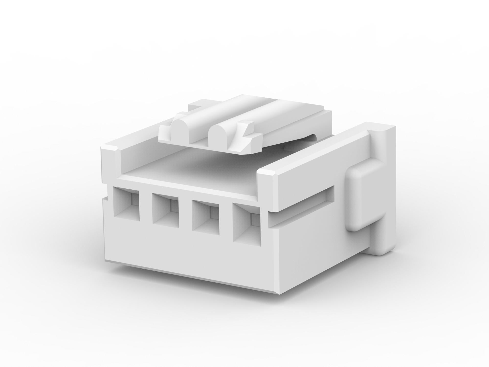 917688-1 WTB HOUSING, HEADER, 4POS, 1ROW, 2.5MM TE CONNECTIVITY