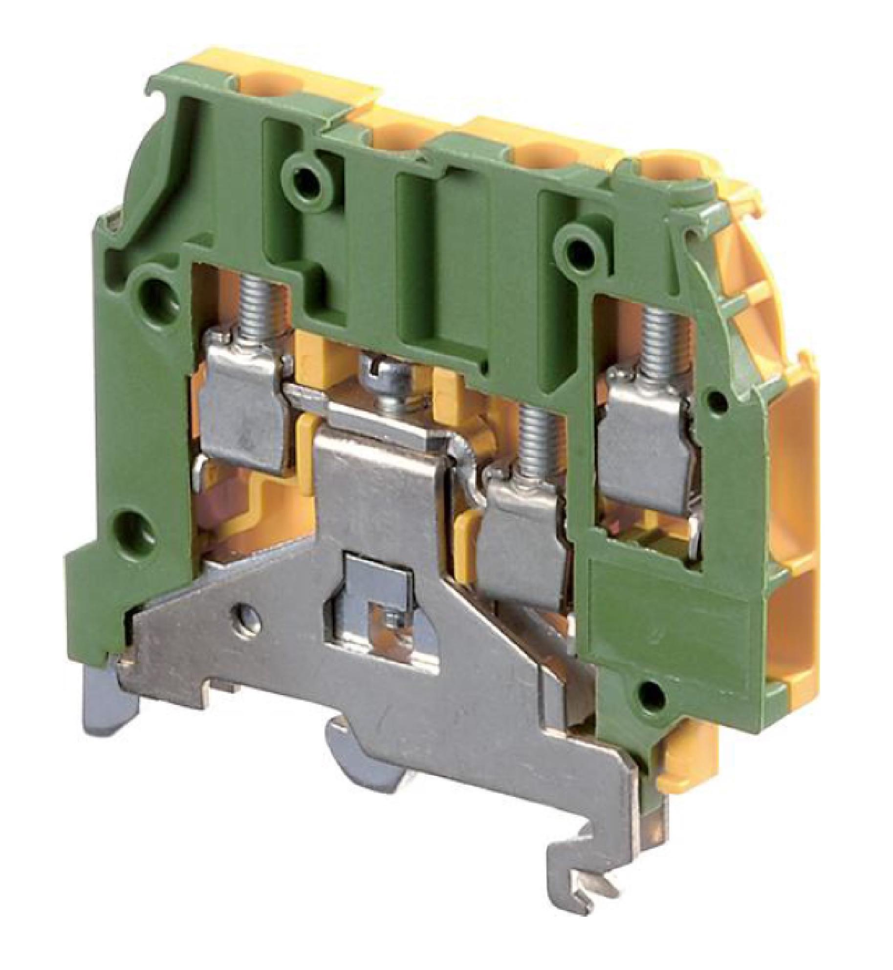 1SNA195637R1200 TERMINAL BLOCK, DIN RAIL, 4POS, 12AWG TE CONNECTIVITY