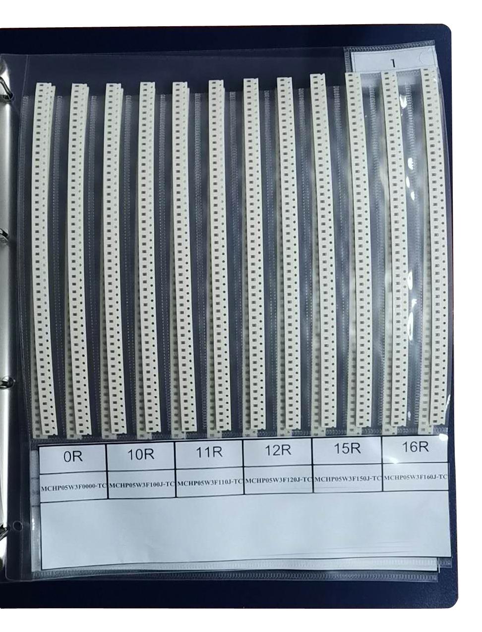 MP002930 RESISTOR KIT, 3W, 1%, 1R-10M, 6050PC MULTICOMP PRO