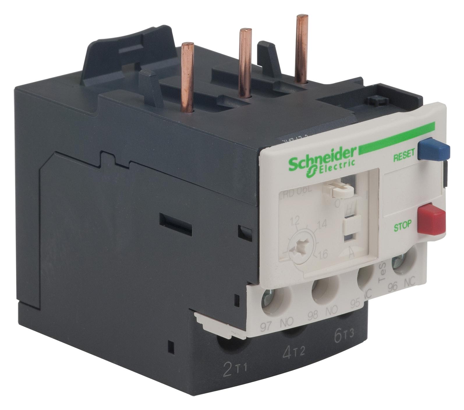 LRD06L ELECTRONIC OVERLOAD CONTROLLER, 1A-1.6A SCHNEIDER ELECTRIC