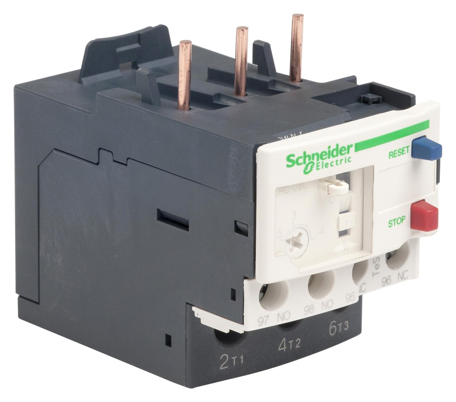 LRD08L ELECTRONIC OVERLOAD CONTROLLER, 2.5A-4A SCHNEIDER ELECTRIC