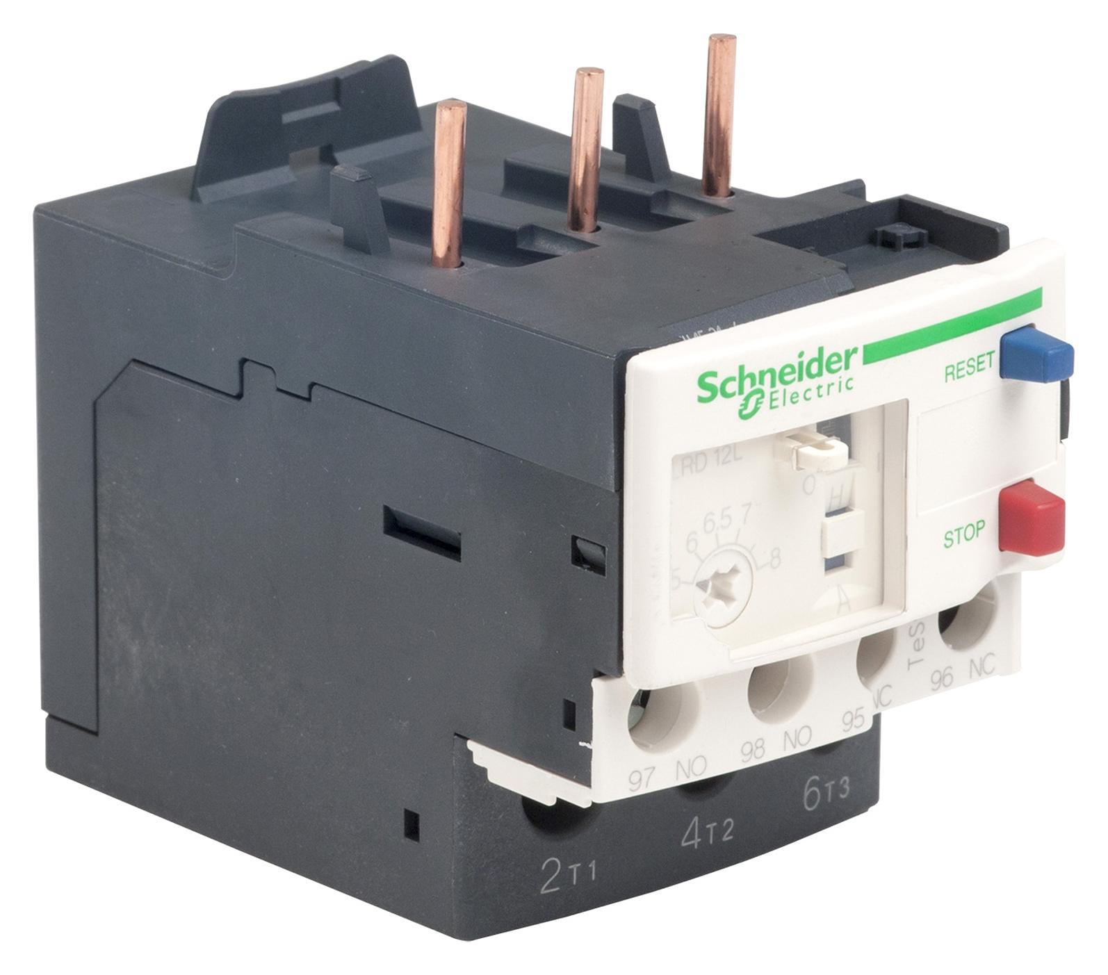 LRD12L ELECTRONIC OVERLOAD CONTROLLER, 5.5A-8A SCHNEIDER ELECTRIC