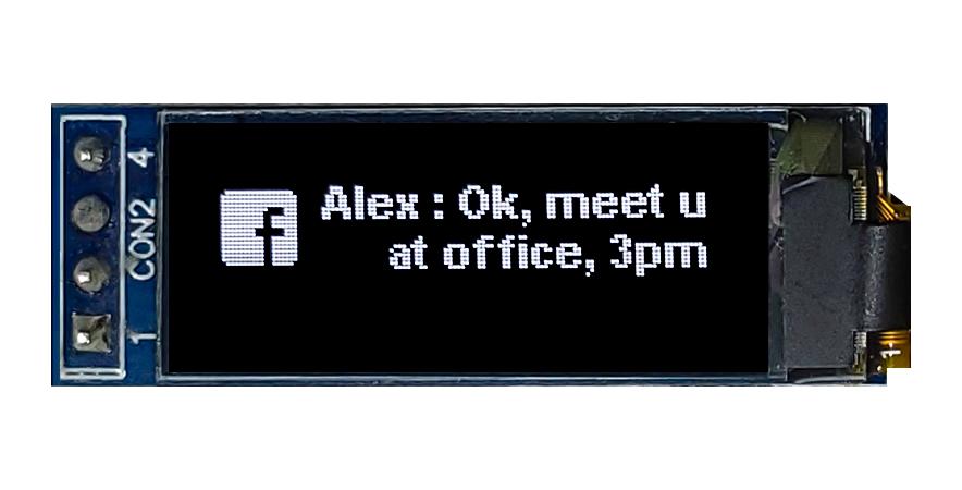 MDOB128032GV-WI OLED DISPLAY, COB, 128 X 32 PIXEL, 3V MIDAS