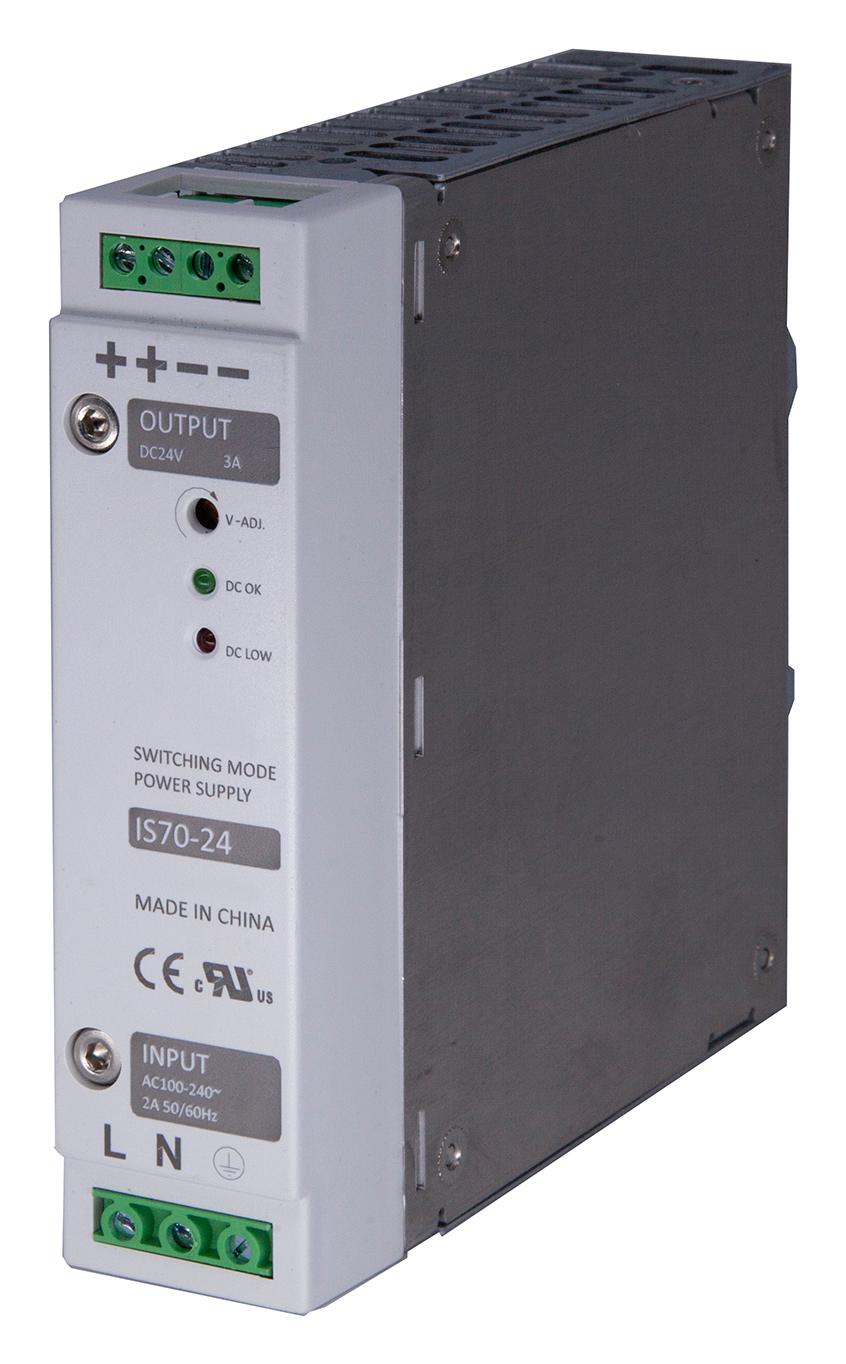 MP003282 POWER SUPPLY, AC-DC, 24V, 3A MULTICOMP PRO