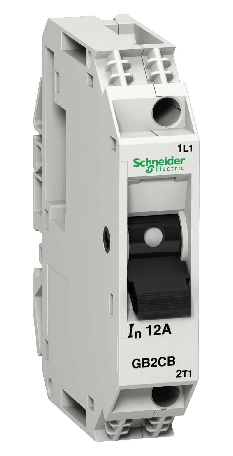 GB2CB05 THERMOMAGNETIC CKT BREAKER, 1P, 0.5A SCHNEIDER ELECTRIC
