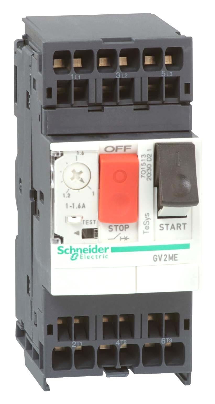 GV2ME143 THERMOMAGNETIC CKT BREAKER, 3P, 10A SCHNEIDER ELECTRIC
