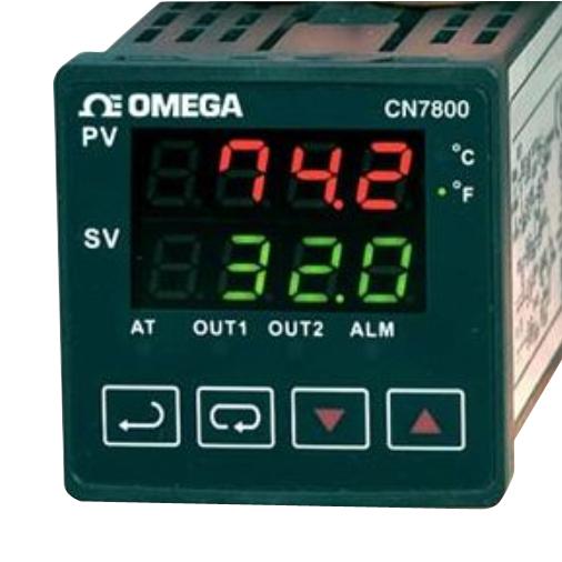 CN7853 1/16DIN RAMP/SOAK CTRL, 2 O/P OMEGA
