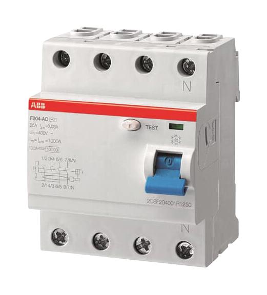 F204AS-100/0.1 F204AS-100/0.1 4P RCD 100A 100MA ABB