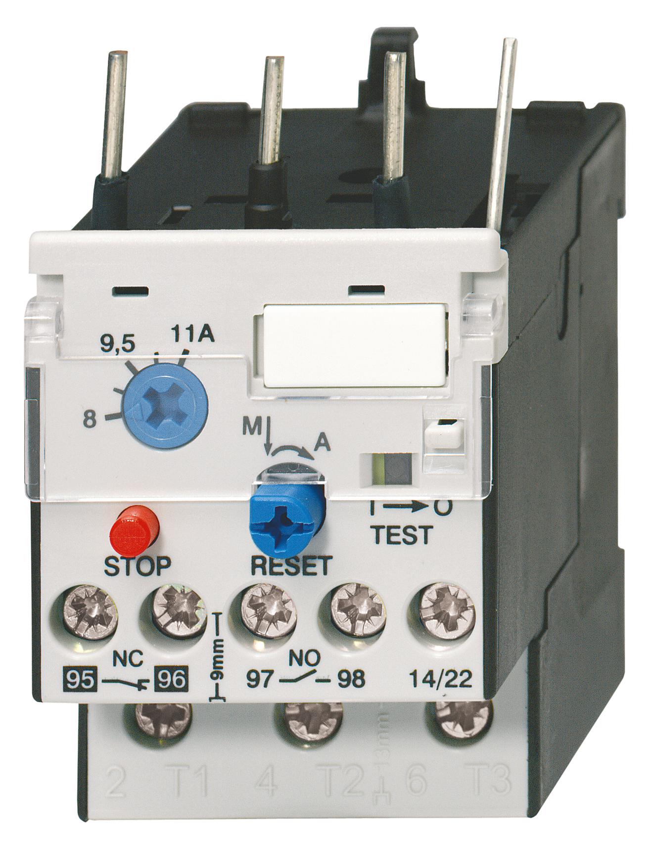 J7TKN-B-6 THERMAL OVERLOAD RELAY, 4A-6A, 690VAC OMRON