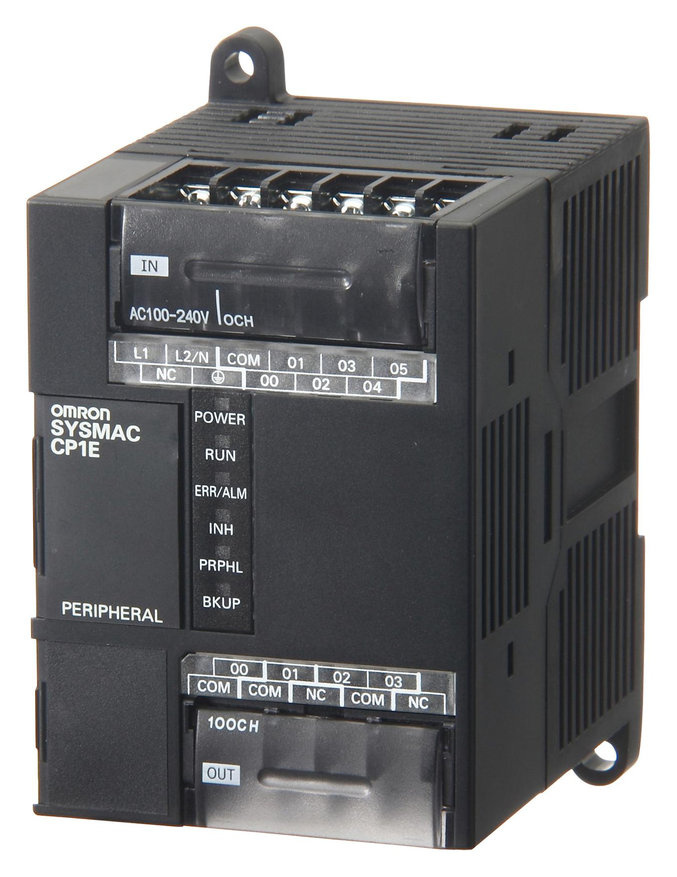 CP1E-E10DR-A PLC PROGRAMMER, 6I/P, 4O/P,100 TO 240VAC OMRON