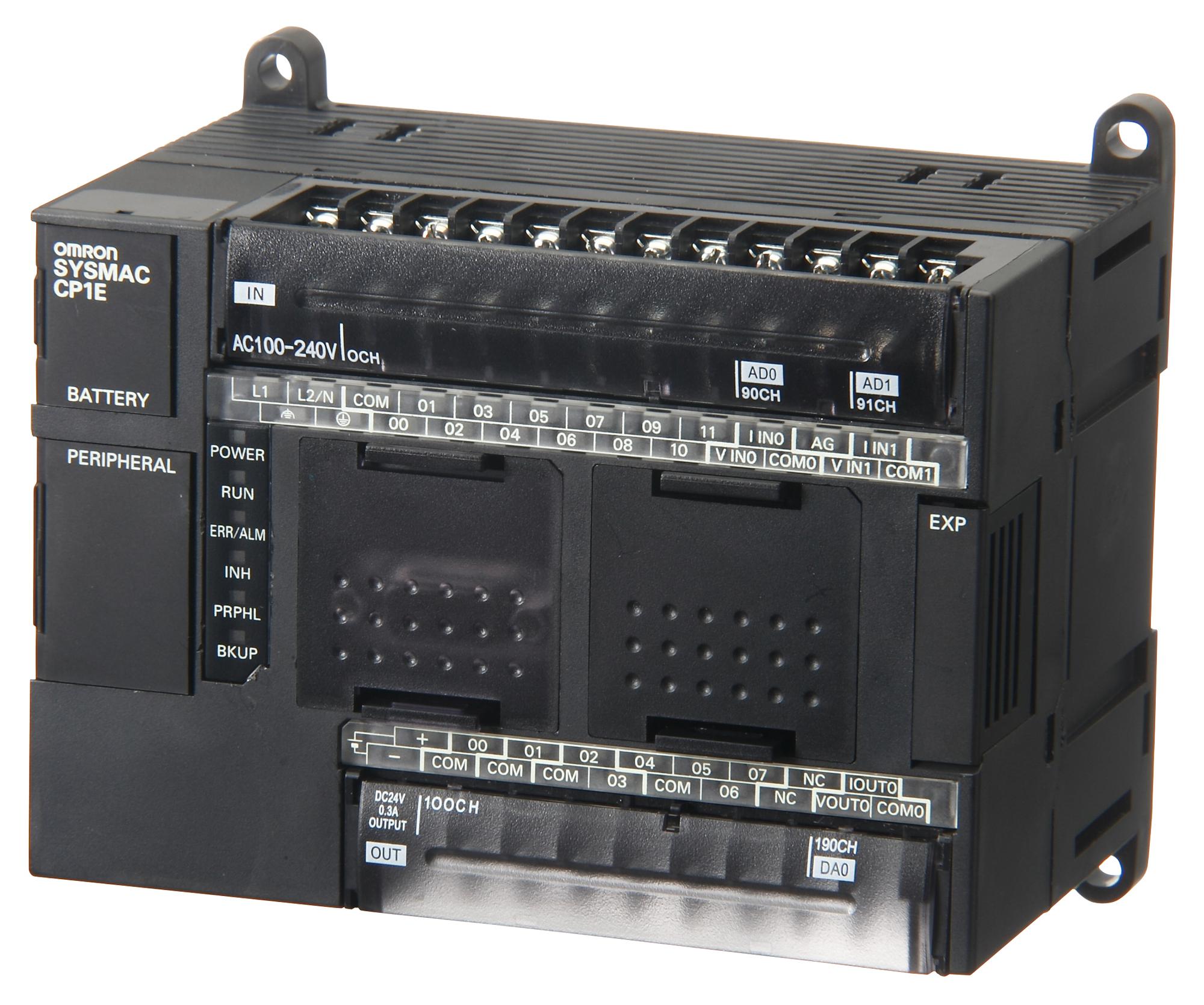 CP1E-NA20DR-A PROGRAM CONTROLLER, 12I/P, 8O/P, 240VAC OMRON