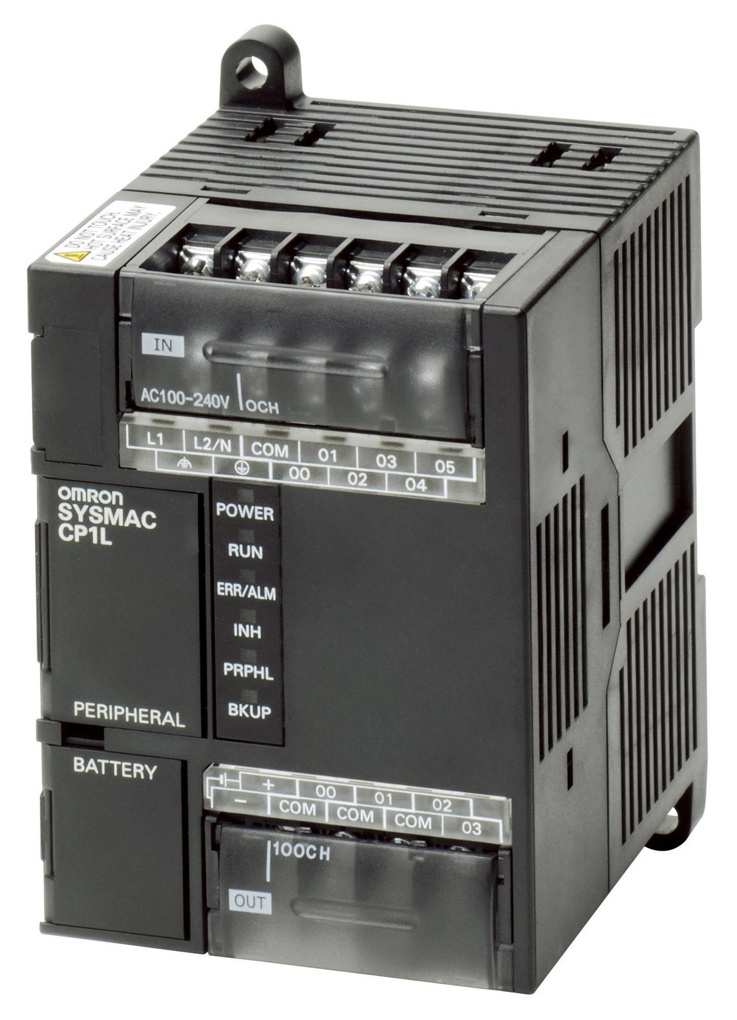 CP1L-L10DR-D PLC PROGRAMMER, 6I/P, 4O/P, 24VDC OMRON