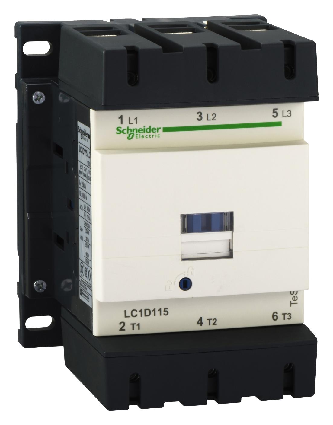 LC1D1156FD CONT 115A 110VDCLUGTM SCHNEIDER ELECTRIC