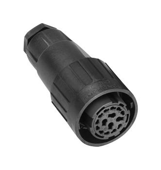 C016 10D014 002 1 CIRCULAR CONNECTOR, PLUG, 15POS, CABLE AMPHENOL SINE/TUCHEL