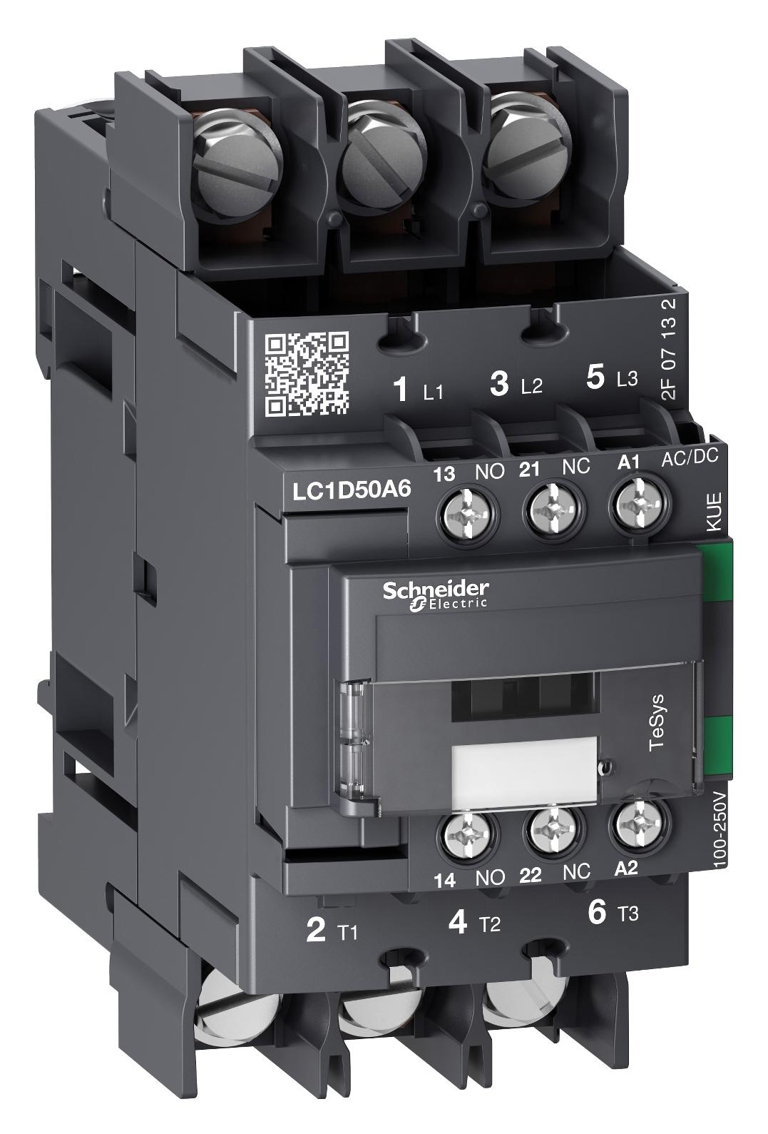 LC1D50A6KUE CONTACTORS SCHNEIDER ELECTRIC
