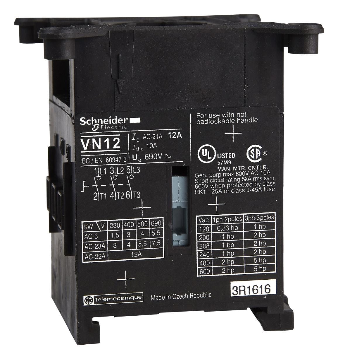 VN12 BODIES SCHNEIDER ELECTRIC