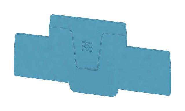 2540010000 END PLATE, 98.5MM, BLUE, TERMINAL BLOCK WEIDMULLER