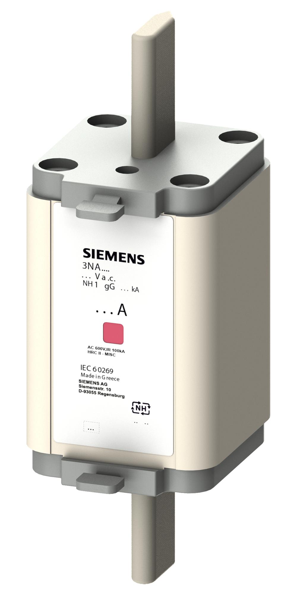 3NA6140-6 HRC FUSE, 200A, 690VAC, 440VDC, BLADE SIEMENS