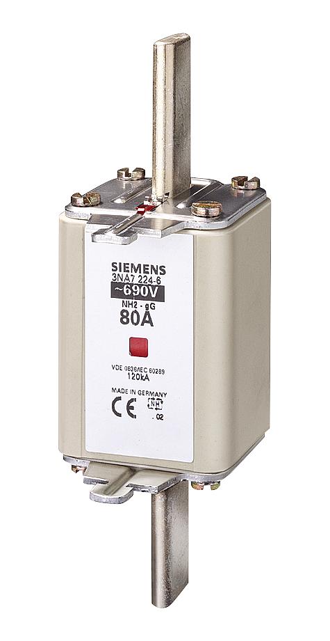 3NA7230-6 HRC FUSE, 100A, 690VAC, 440VDC, BLADE SIEMENS