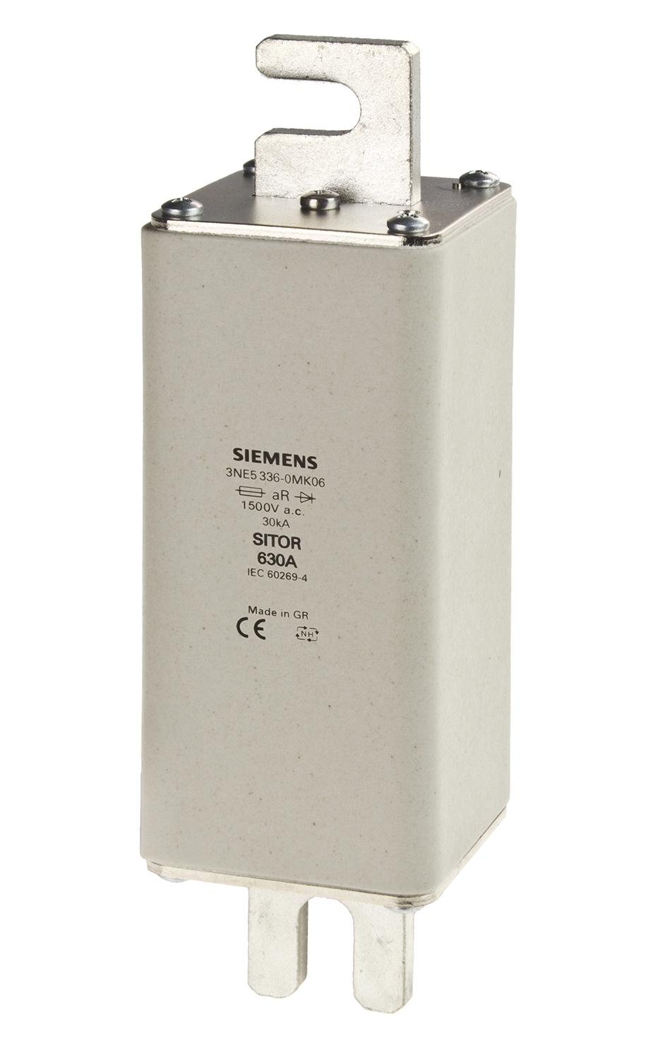 3NE5330-0MK06 HRC FUSE, 315A, 1.5KVAC, 1KVDC, BLADE SIEMENS