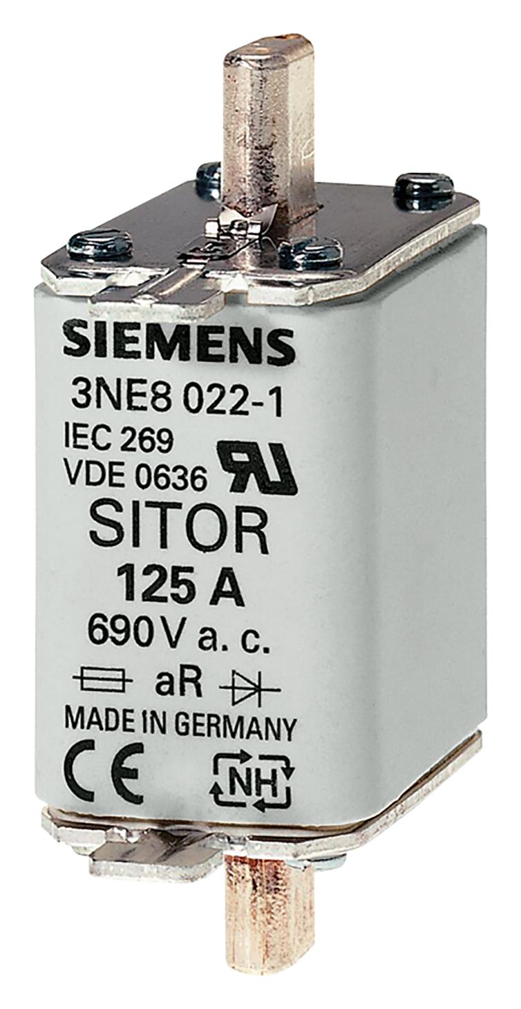 3NE8024-1 HRC FUSE, 160A, 690VAC, 440VDC, BLADE SIEMENS