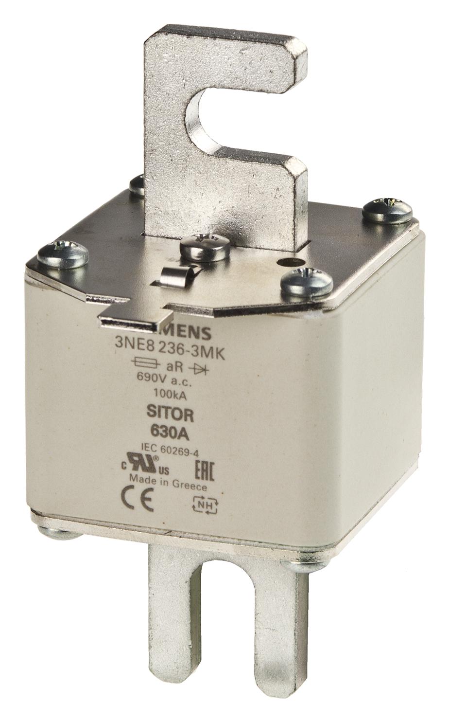 3NE8227-3MK HRC FUSE, 250A, 690VAC, 440VDC, BLADE SIEMENS