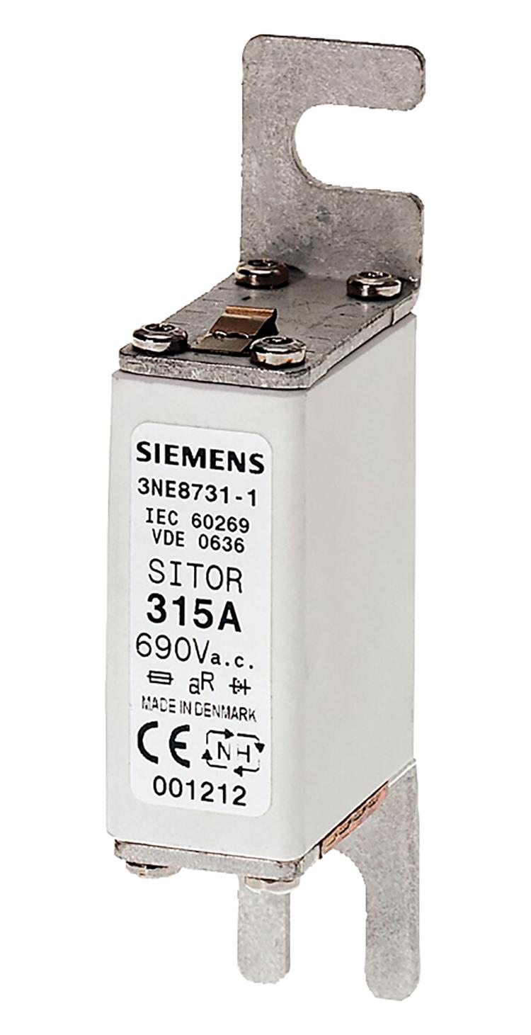 3NE8720-1 HRC FUSE, 80A, 690VAC, 440VDC, BOLTED SIEMENS