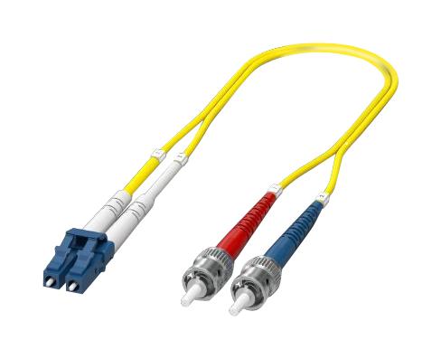 1115593 FIBRE CABLE, LC DUPLEX-ST DUPLEX, SM, 3M PHOENIX CONTACT