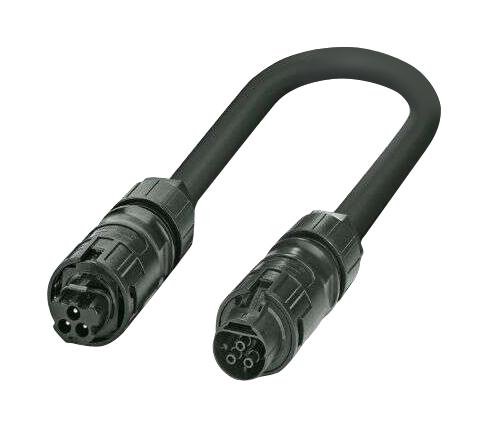 PRC 3-CA-MF-H07-2,5-10,0 CABLE ASSY, 3P CIR PLUG-CIR RCPT, 10M PHOENIX CONTACT