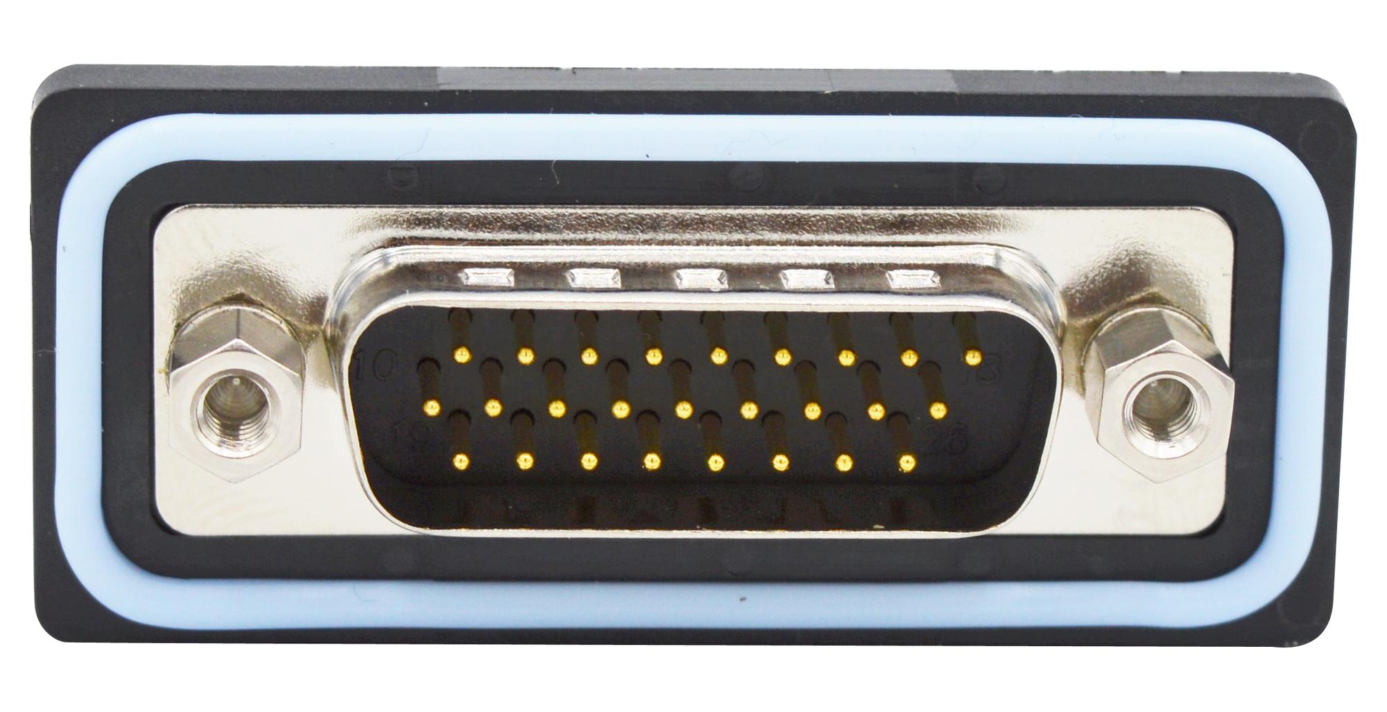 HDF-R26-113L462 HD-D SUB CONN, R/A PLUG, DA, 26POS NORCOMP