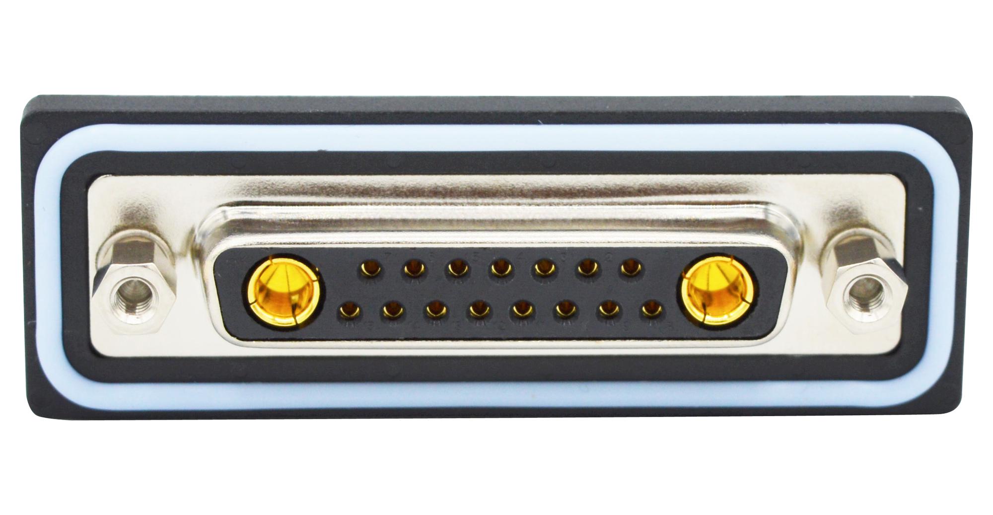 CDFV17W2213L212 COMBO D-SUB CONN, RCPT, DB-17W2, SOLDER NORCOMP