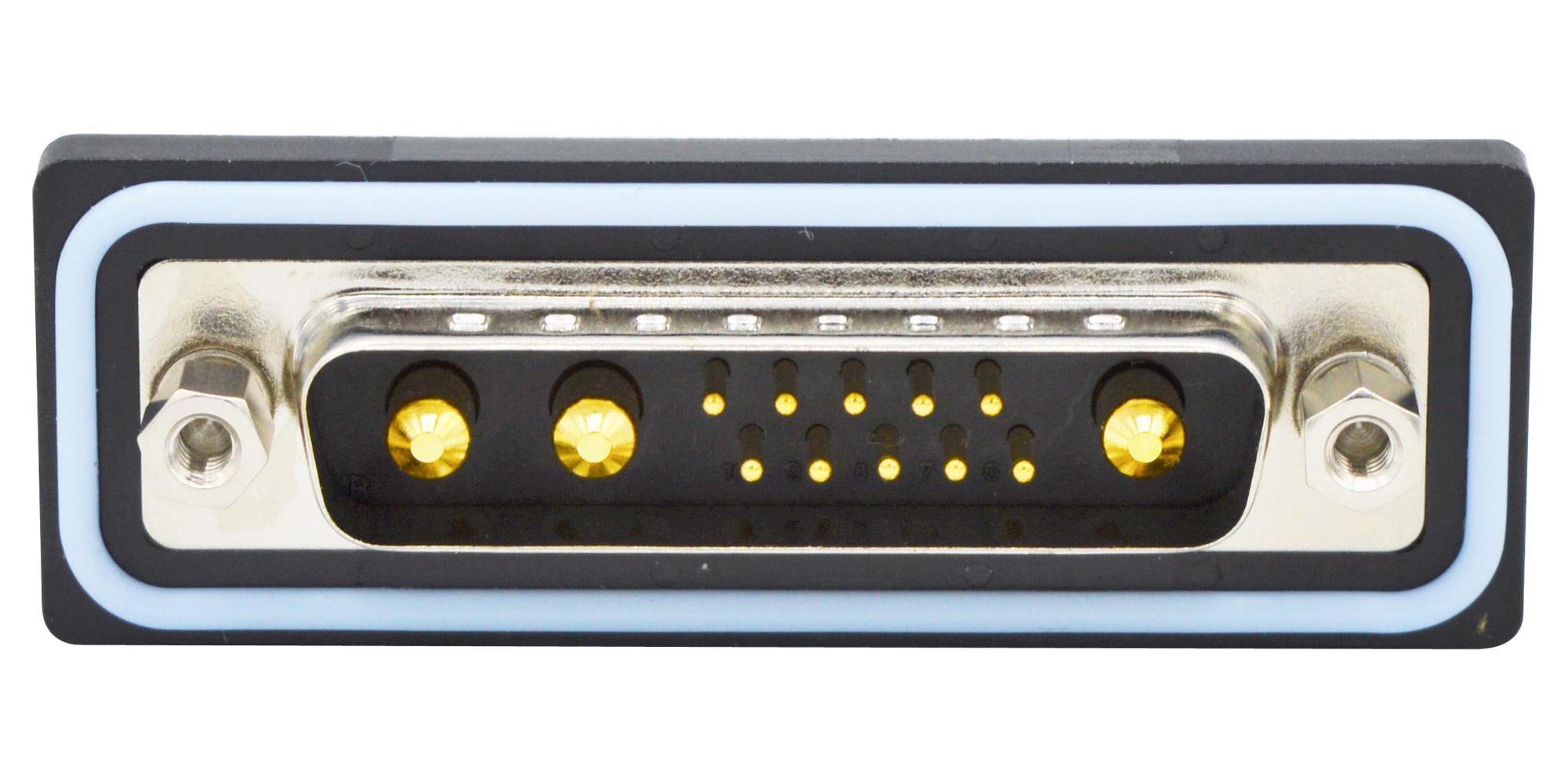 CDFS13W3103L412 COMBO D-SUB CONN, PLUG, DB-13W3, PANEL NORCOMP