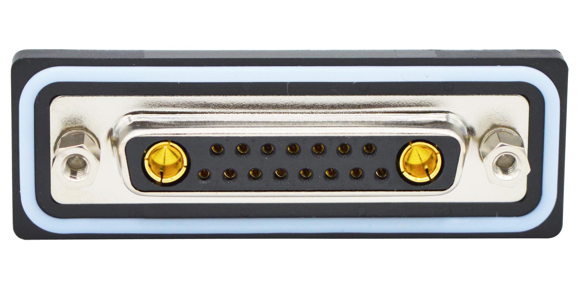 CDFS17W2203L412 COMBO D-SUB CONN, RCPT, DB-17W2, PANEL NORCOMP