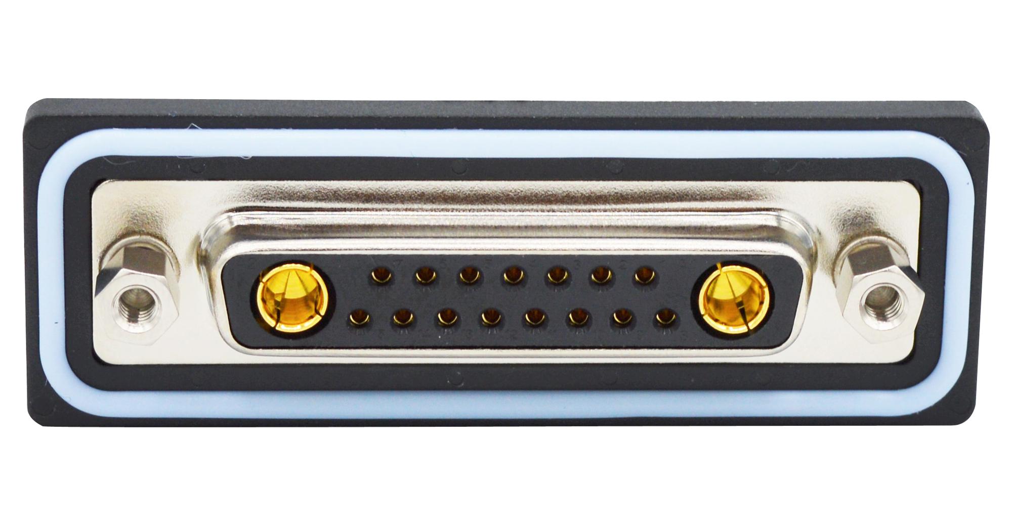 CDFV17W2213L412 COMBO D-SUB CONN, RCPT, DB-17W2, SOLDER NORCOMP