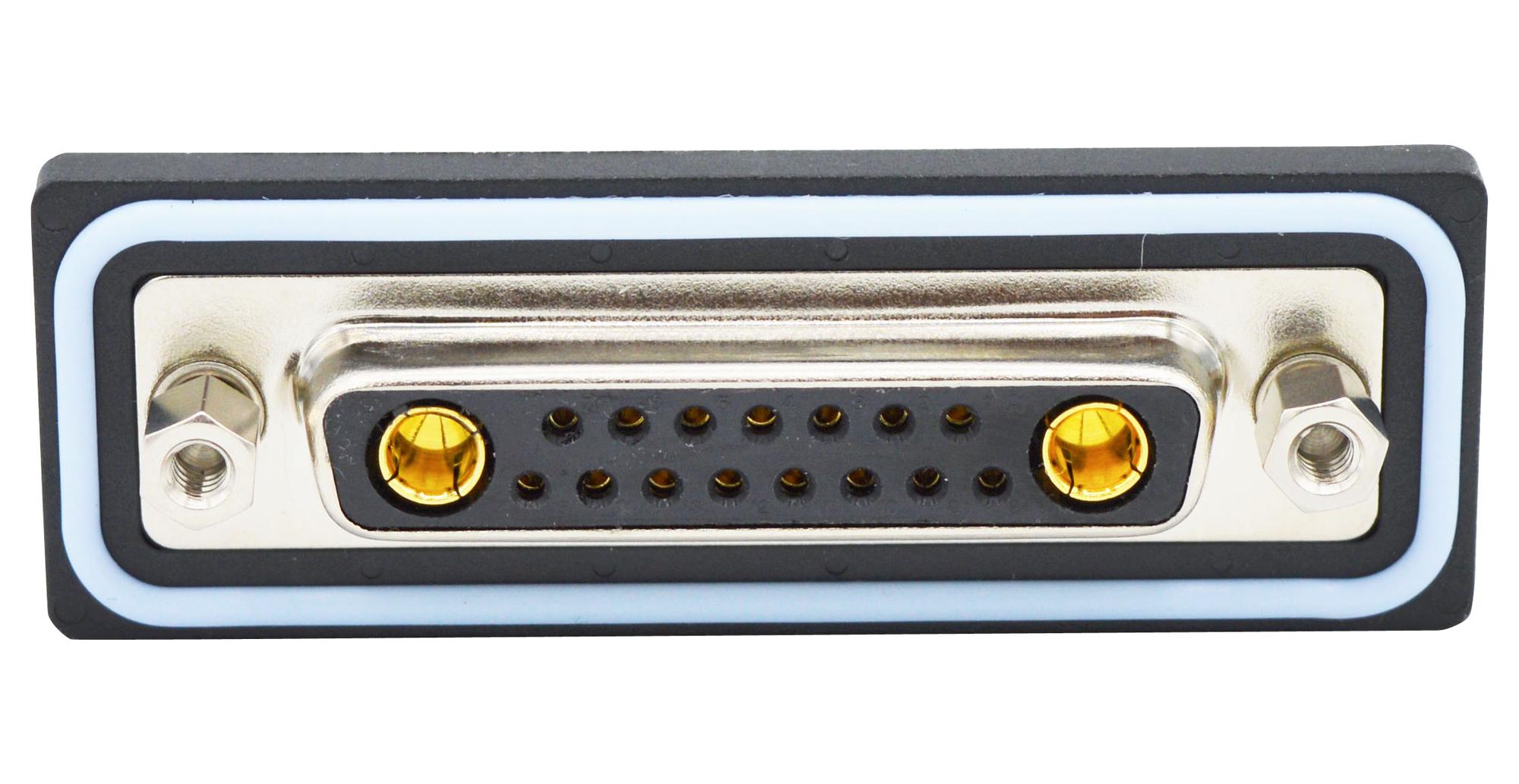 CDFR17W2213L412 COMBO D-SUB CONN, R/A RCPT, DB-17W2 NORCOMP