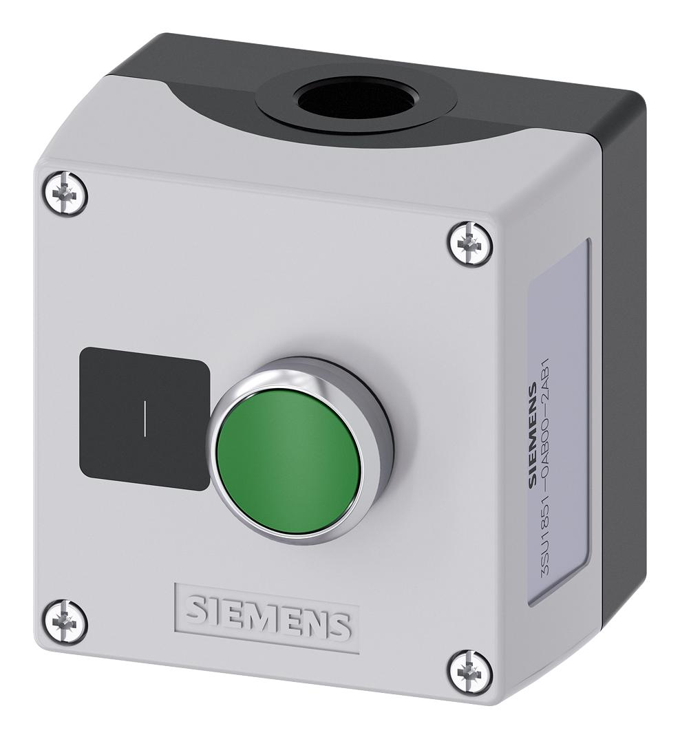 3SU1851-0AB00-2AB1 SW CONTROL STATION, SPST-NO, 1 POS SIEMENS