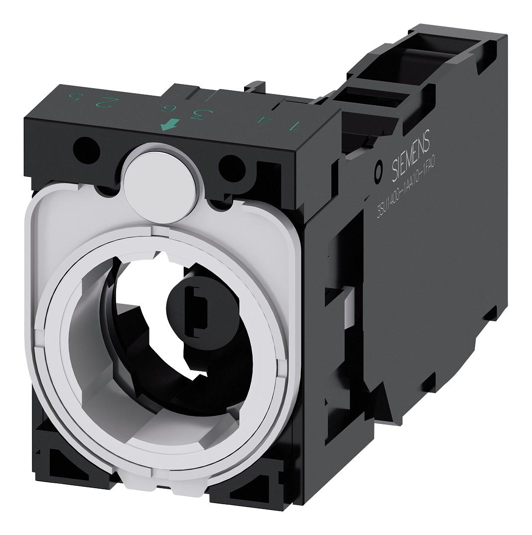 3SU1501-1AG00-1FA0 HOLDER, 3-WAY, PB SWITCH/INDICATOR LIGHT SIEMENS