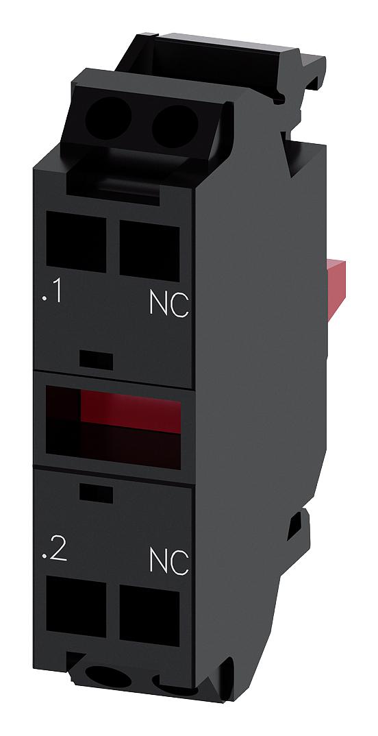 3SU1400-1AA10-3MA0 SW CONTACT BLOCK, 1P, 10A, 110VAC/SPRING SIEMENS